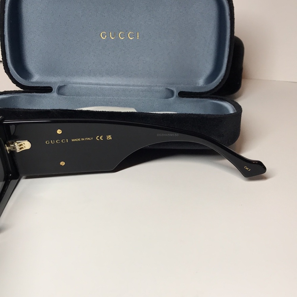 New Authentic GUCCI GG1425S Rectangular Acetate S… - image 6